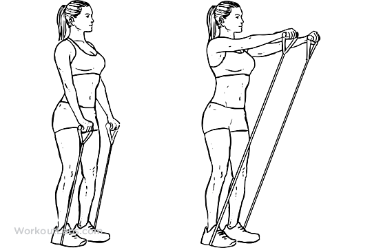 there band Front Raise